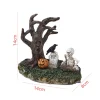 décoration de paysage d'halloween, ornement en résine, festival fantôme créatif, branche d'arbre flétri, décoration de bureau pour la maison