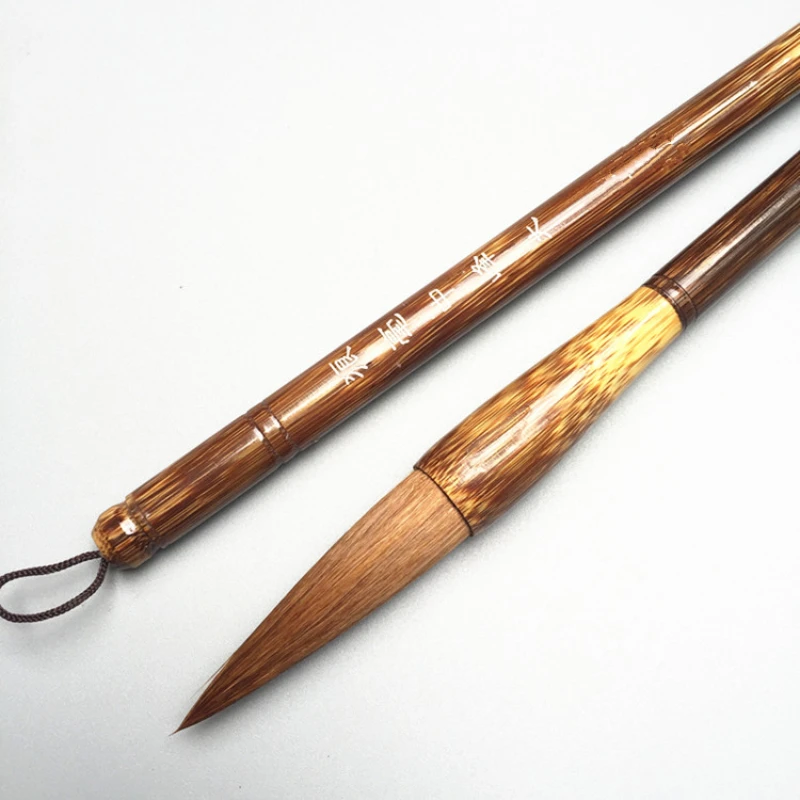 pinceau de calligraphie chinoise, brosse à cheveux de belette, brosse d'écriture et de dessin pour débutant, script régulier, chine en caligraphie caligrafia pinceau de calligraphie chinoise, brosse à cheveux de belette, brosse d'écriture et de dessin pour débutant, script régulier, chine en caligraphie caligrafia