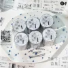 autocollants décoratifs sur le thème du texte de style japonais, autocollants à bande amusants pour compte à main, matériaux de bricolage