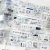 Autocollants décoratifs sur le thème du texte de Style japonais, autocollants à bande amusants pour compte à main, matériaux de bricolage Autocollants décoratifs sur le thème du texte de Style japonais, autocollants à bande amusants pour compte à main, matériaux de bricolage