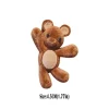 Épingle à cheveux ours de dessin animé, ornement de cheveux, design mignon, léger, style doux, pince à cheveux latérale, flocage durable, accessoires pour cheveux