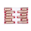 16/12 ensembles/boîte dents de prothèse dentaire supérieure antérieure inférieure dents a1 a2 a3 polymère synthétique modèle de dents d'éducation dentaire