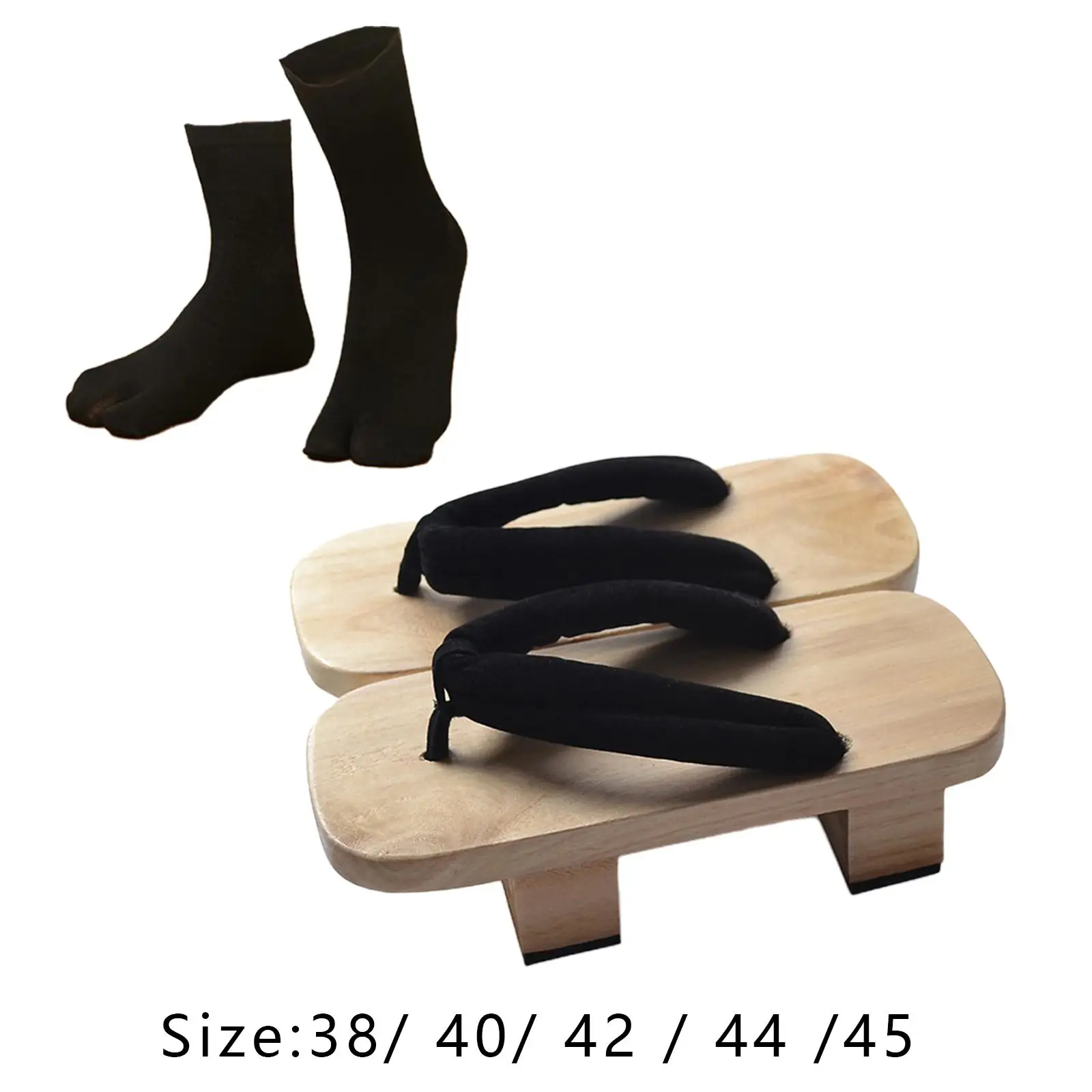 sabots japonais en bois, pantoufles de maison traditionnelles légères et portables, sandales, chaussures japonaises pour dortoir, plage d'été, voyage quotidien sabots japonais en bois, pantoufles de maison traditionnelles légères et portables, sandales, chaussures japonaises pour dortoir, plage d'été, voyage quotidien