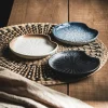 assiette en céramique vintage élégante de 5 pouces, petit plat d'inspiration japonaise, idéal pour la maison ou le restaurant, comme assiette latérale