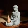 décorations d'aromathérapie pour la maison, nouveaux ornements chinois pour salon, thé zen, artisanat de bureau, petite sculpture de bouddha assise