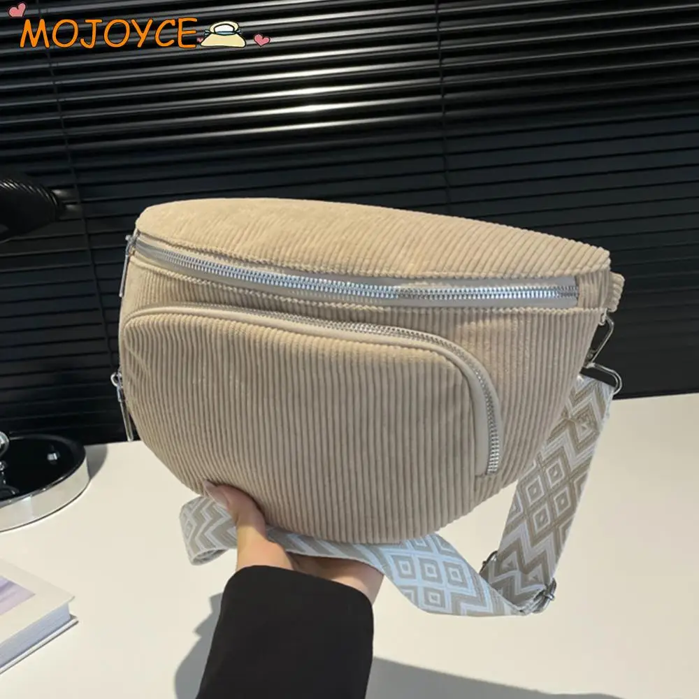 Sacs de ceinture en velours côtelé pour femmes, sacs de taille, sac à main multi-poches, sac de poitrine, sacs à bandoulière, mode décontractée, gels féminins Sacs de ceinture en velours côtelé pour femmes, sacs de taille, sac à main multi-poches, sac de poitrine, sacs à bandoulière, mode décontractée, gels féminins