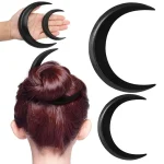 Peigne à cheveux de style rétro pour femmes et filles, épingle à cheveux en forme de lune, fourche à cheveux, coiffure, outils de coiffure, accessoires Peigne à cheveux de style rétro pour femmes et filles, épingle à cheveux en forme de lune, fourche à cheveux, coiffure, outils de coiffure, accessoires