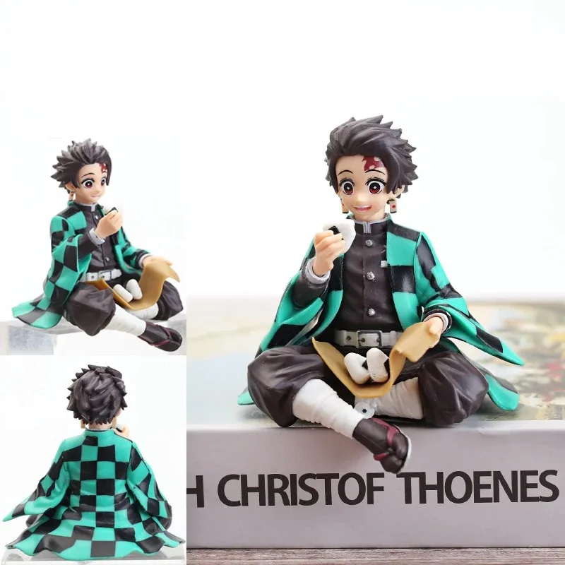 demon slayer anime action figure, kamado, tanjirou, nezuko, posture assise, modèle en pvc, collection butter toy gift for kids, 10 15cm demon slayer anime action figure, kamado, tanjirou, nezuko, posture assise, modèle en pvc, collection butter toy gift for kids, 10 15cm