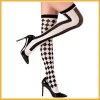 japonais harajuku rayé longues chaussettes femmes cuisse haute chaussettes sur le genou bas japonais lolita dames filles genou chaussettes hautes
