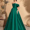 robe en satin à épaules dénudées avec cravate au dos, robe élégante et chic