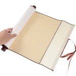Papier de calligraphie chinoise, rouleau vierge, pratique de la calligraphie, image pour peinture, blanc, Vintage, écriture, rouleaux suspendus, Art Xuan Papier de calligraphie chinoise, rouleau vierge, pratique de la calligraphie, image pour peinture, blanc, Vintage, écriture, rouleaux suspendus, Art Xuan
