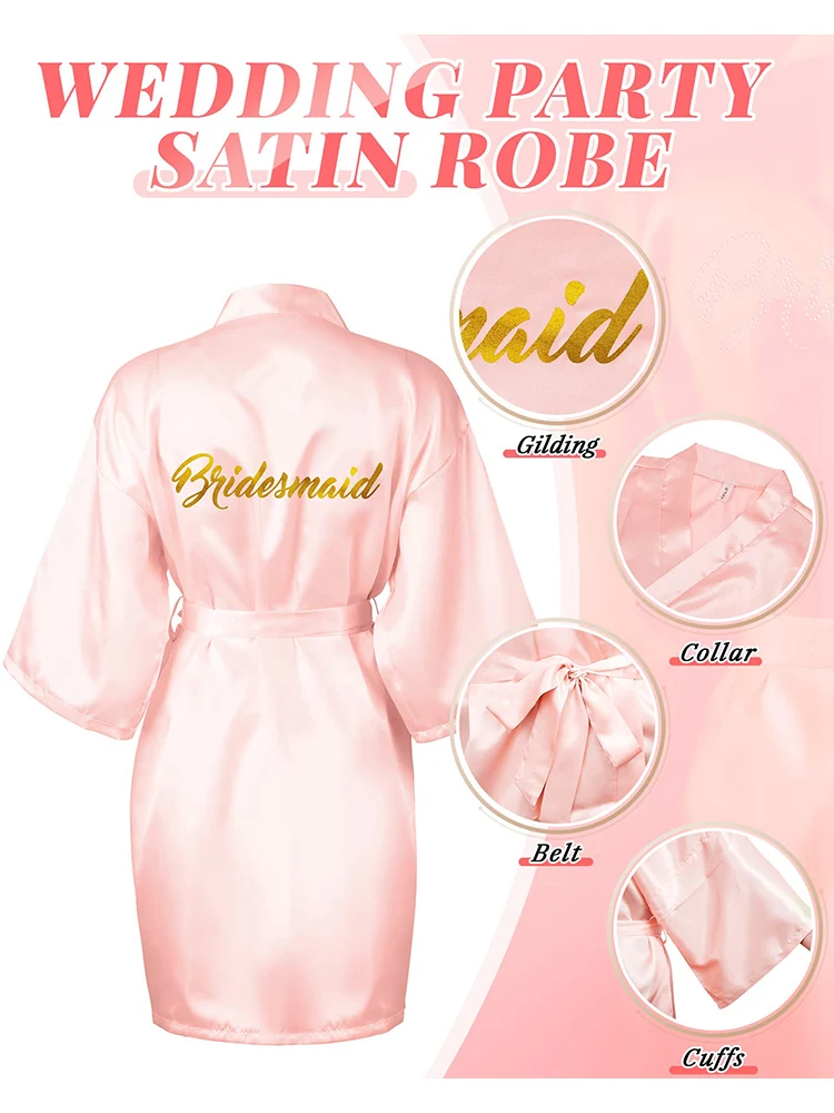 5 18 pièces équipe de mariage mariée robe de demoiselle d'honneur robe de chambre satin kimono peignoir pour les femmes douche nuptiale bachelorette poule fête 5 18 pièces équipe de mariage mariée robe de demoiselle d'honneur robe de chambre satin kimono peignoir pour les femmes douche nuptiale bachelorette poule fête