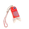 pendentif suspendu pour voiture, petit article, pochette porte bonheur, porte monnaie, sachet de style japonais, sac de bénédiction de carpe koi, sacs à bijoux
