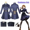 costume de cosplay anime jujutsu kaisen, kugisaki nobara tatoo pour filles et femmes, uniforme, ensemble complet