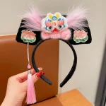 Fleur Style chinois chapeaux serpent année gland Style ancien Gege bandeau Antique bandeau de cheveux princesse cerceau de cheveux Hanfu chapeaux