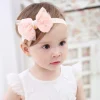fleur bébé bandeau dentelle arcs couronne enfants bébé fille bandeaux turban élastique princesse bandeau haarband bébé cheveux accessoires