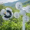 la lumière de fan de football à énergie solaire modèle 2025 est une lumière de ventilateur.