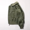 veste de vol à col rabattu pour hommes, uniforme militaire américain, manteau happator, veste de moto cargo pour hommes, qualité, automne