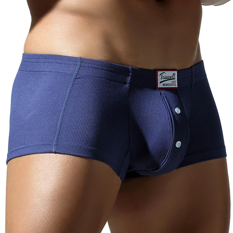 sous vêtements plats pour hommes, en coton synthétique, haute élasticité, surélevés, décoration de boutons, coupe slim confortable, couleur unie sous vêtements plats pour hommes, en coton synthétique, haute élasticité, surélevés, décoration de boutons, coupe slim confortable, couleur unie
