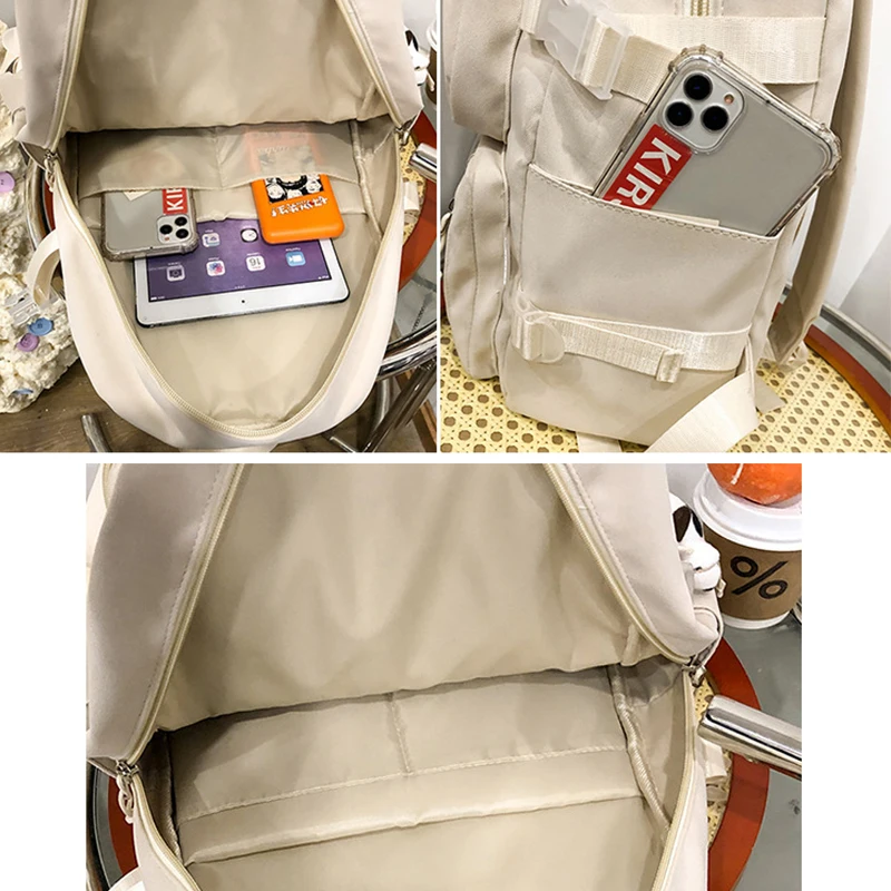 sac à dos esthétique pour filles japonaises, sacs d'école mignons pour étudiantes adolescentes, poches pour femmes, sac à dos pour ordinateur portable harajuku sac à dos esthétique pour filles japonaises, sacs d'école mignons pour étudiantes adolescentes, poches pour femmes, sac à dos pour ordinateur portable harajuku