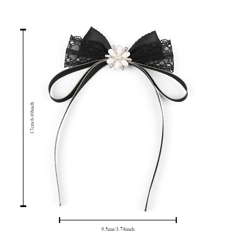 broche à nœud en biscuits avec ruban en dentelle noire pour femme, chemise élégante coréenne, accessoires de style collège britannique et japonais, nouveau broche à nœud en biscuits avec ruban en dentelle noire pour femme, chemise élégante coréenne, accessoires de style collège britannique et japonais, nouveau