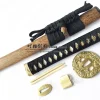 accessoires de montage d'épée hualee wood saya, ensembles pour samouraï japonais katana tachi tanto wakizashi