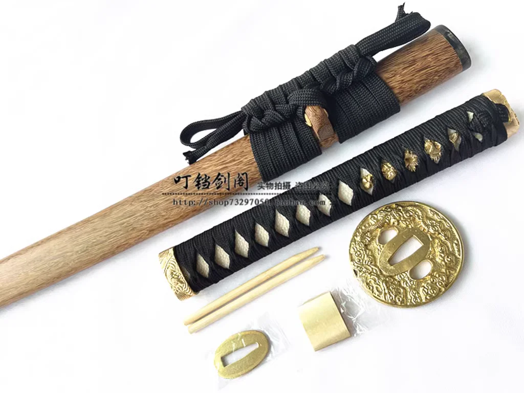 accessoires de montage d'épée hualee wood saya, ensembles pour samouraï japonais katana tachi tanto wakizashi accessoires de montage d'épée hualee wood saya, ensembles pour samouraï japonais katana tachi tanto wakizashi