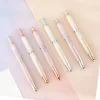 couleur limitée! jinhao 20 sakura résine presse rose or pince stylo plume rétractable ef f plume stylo avec convertisseur fournitures scolaires