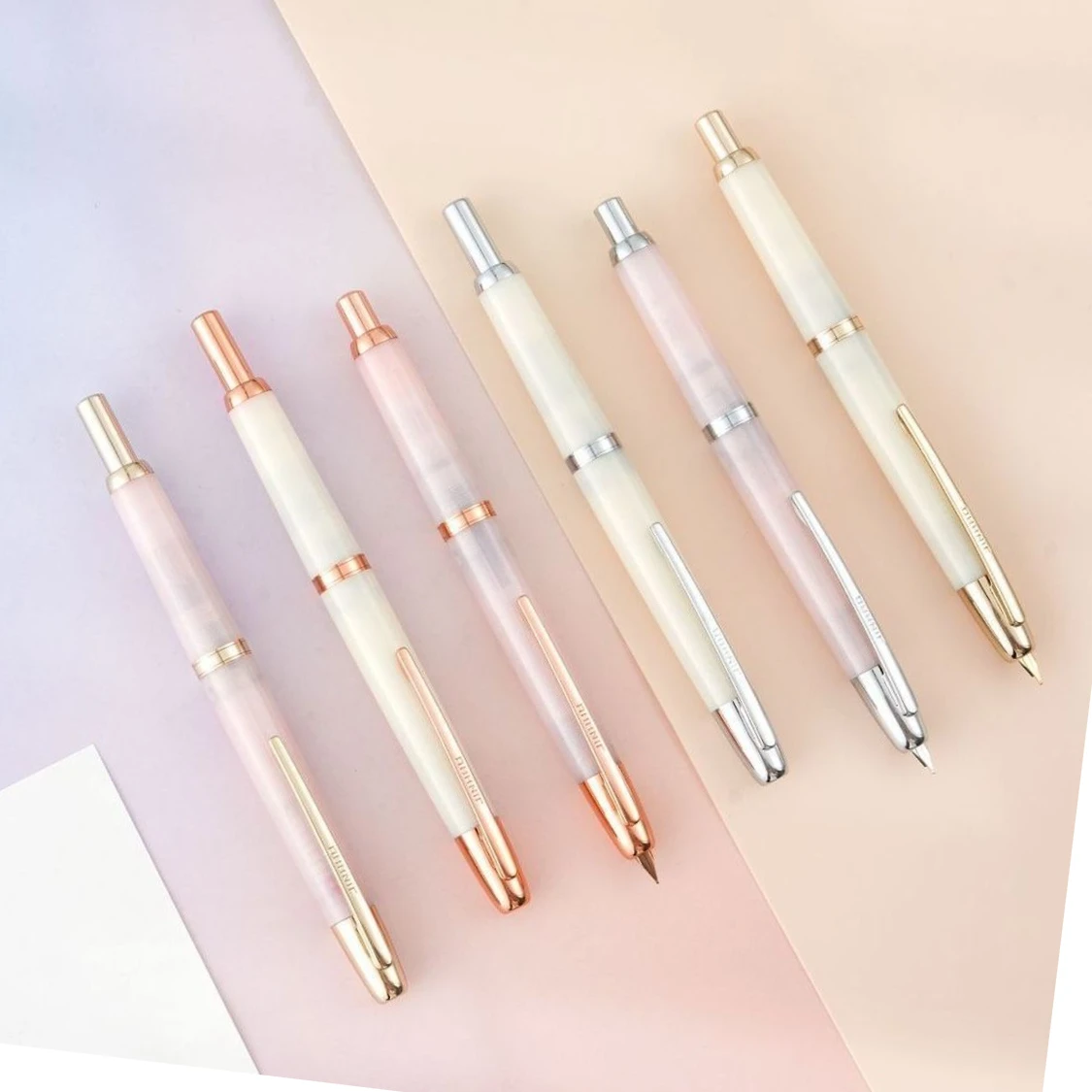 couleur limitée! jinhao 20 sakura résine presse rose or pince stylo plume rétractable ef f plume stylo avec convertisseur fournitures scolaires couleur limitée! jinhao 20 sakura résine presse rose or pince stylo plume rétractable ef f plume stylo avec convertisseur fournitures scolaires