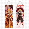 bandai demon slayer kamado nezuko affiche suspendue photo kamado tanjirou défilement papier peint décoration 25*70 cm marchandise anime