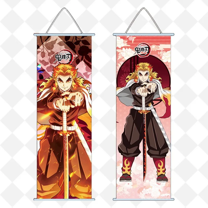 bandai demon slayer kamado nezuko affiche suspendue photo kamado tanjirou défilement papier peint décoration 25*70 cm marchandise anime bandai demon slayer kamado nezuko affiche suspendue photo kamado tanjirou défilement papier peint décoration 25*70 cm marchandise anime