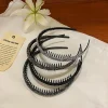 bandeau de cheveux antidérapant en strass, couronne crânienne haute, finition de cheveux cassés, lavage du visage, accessoires pour cheveux polyvalents