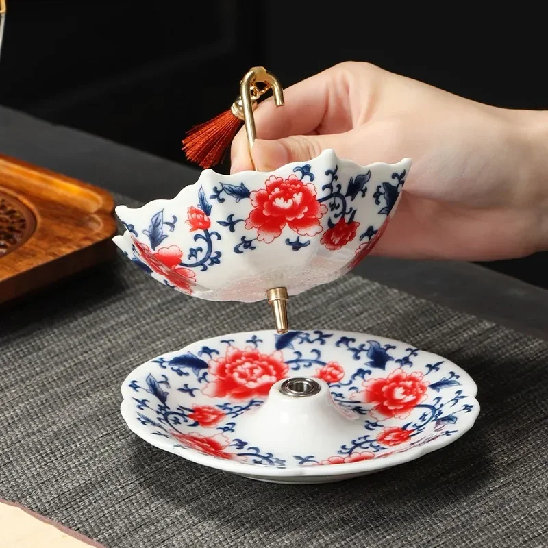 parapluie créatif fuite de thé filtre à thé en céramique filtre à thé maille accessoires de cérémonie du thé table à thé support à thé décoration ornement parapluie créatif fuite de thé filtre à thé en céramique filtre à thé maille accessoires de cérémonie du thé table à thé support à thé décoration ornement