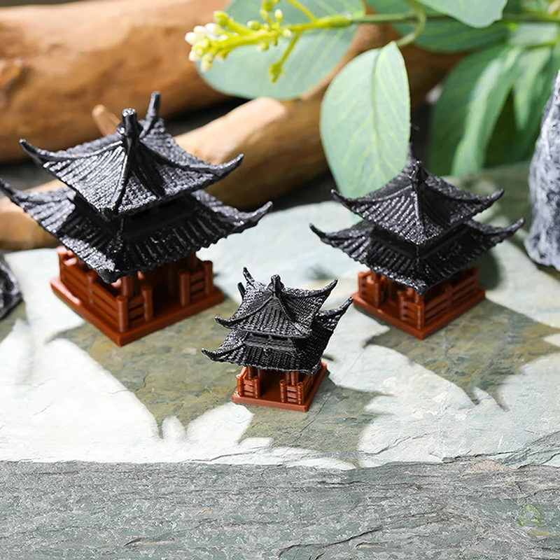 décor de bonsaï d'aquarium de jardin zen, mini statue de pagode, décor de jardin féerique, modèle de construction ancien, décorations de pavillon japonais décor de bonsaï d'aquarium de jardin zen, mini statue de pagode, décor de jardin féerique, modèle de construction ancien, décorations de pavillon japonais