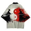 kimono traditionnel japonais à motif de chapelle tai pour homme, imprimé samouraï, confortable, classique, haori, haute qualité, unisexe
