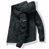 veste d'automne pour hommes, mode coréenne, manteau ample et imperméable à capuche, fonction de loisirs en plein air, veste camouflage de camping, vêtements de travail pour hommes, 2024
