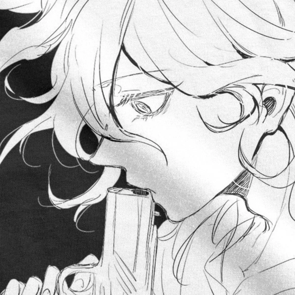 t shirt à manches courtes et col rond en coton pour hommes et femmes, stationary ito, komaeda, gun, manga, recruté anronpa, awesome, crewneck, clothes t shirt à manches courtes et col rond en coton pour hommes et femmes, stationary ito, komaeda, gun, manga, recruté anronpa, awesome, crewneck, clothes