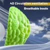 1 paire de semelles intérieures de sport en pu, haute élasticité, résistantes aux chocs, antibactériennes, anti odeur, respirantes, confortables pour coussin de chaussures