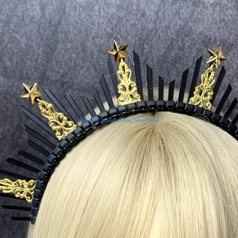 e56a bandeau vintage bandeau magnifique baroque diadèmes à pointes casque divinité e56a bandeau vintage bandeau magnifique baroque diadèmes à pointes casque divinité