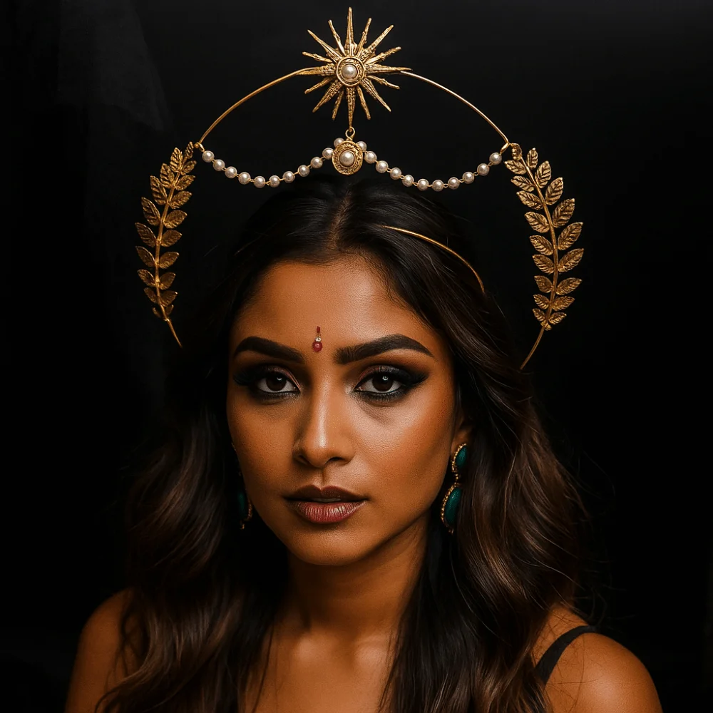 casque soleil dieu halo bandeau étoile perle couronne baroque défilé de mode accessoires de cheveux or cosplay cerceau de cheveux accessoires de cheveux casque soleil dieu halo bandeau étoile perle couronne baroque défilé de mode accessoires de cheveux or cosplay cerceau de cheveux accessoires de cheveux