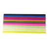 bandeaux élastiques sportifs de couleur bonbon, 6 pièces, bandes de cheveux antidérapantes et évacuant la transpiration pour le yoga, la course et le fitness