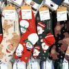 chaussettes mi tube de noël pour femmes, mignon, intéressant, haute qualité, dessin animé, père noël, automne, hiver, cadeaux du nouvel an, harajuku