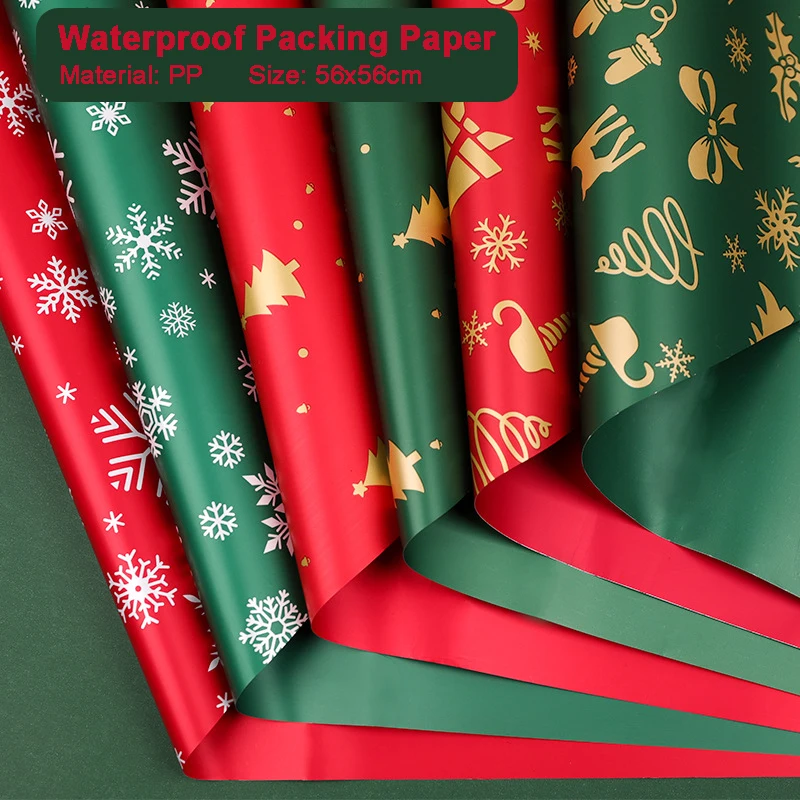emballage cadeau de noël bricolage avec rubans en papier imperméables autocollants 2026 nouvel an papier d'emballage cadeau ensemble de décoration de festival emballage cadeau de noël bricolage avec rubans en papier imperméables autocollants 2026 nouvel an papier d'emballage cadeau ensemble de décoration de festival