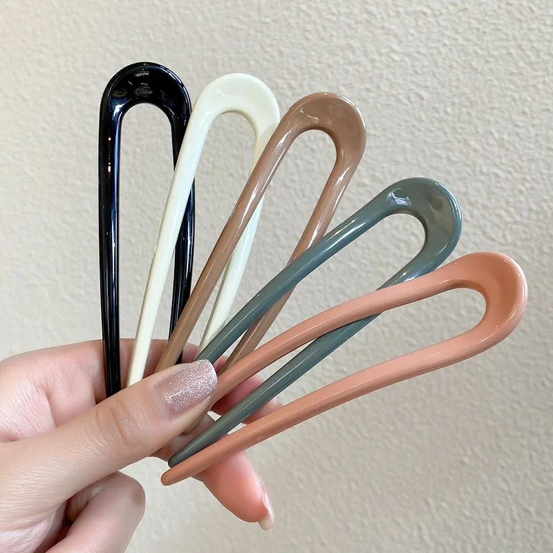 Épingles à cheveux en forme de u minimalistes pour femmes et filles, pinces à cheveux coréennes, fabricant de chignons, vêtements de sauna, accessoires de mode Épingles à cheveux en forme de u minimalistes pour femmes et filles, pinces à cheveux coréennes, fabricant de chignons, vêtements de sauna, accessoires de mode