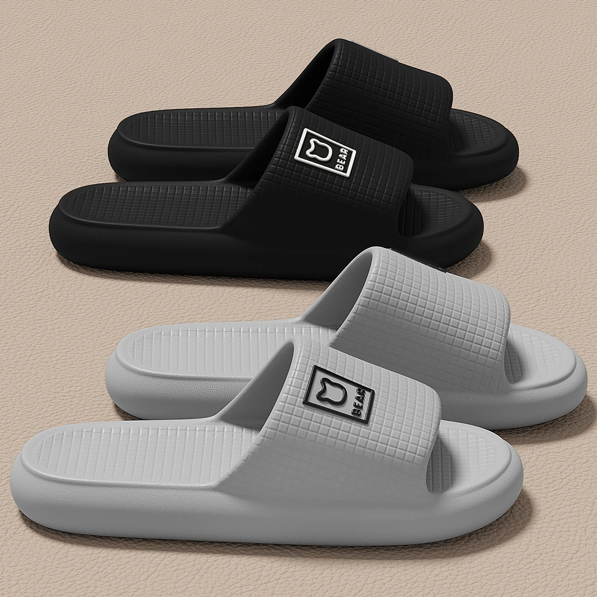 qyckaby pantoufles d'intérieur et d'extérieur pour hommes et femmes, sandales non aldes, chaussures de plage décontractées, semelle souple, tongs de dessin animé, chaussure de couple, nouveau, 2024 qyckaby pantoufles d'intérieur et d'extérieur pour hommes et femmes, sandales non aldes, chaussures de plage décontractées, semelle souple, tongs de dessin animé, chaussure de couple, nouveau, 2024