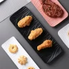 assiette à sushi de style japonais, facile à nettoyer, design élégant, vaisselle tendance durable, essentiels de service de sushi uniques et polyvalents