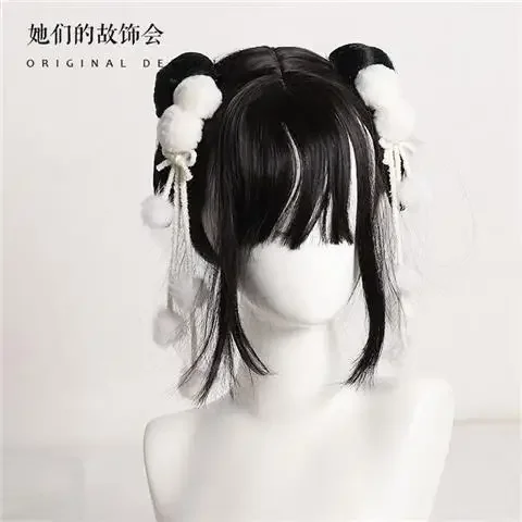 accessoires pour cheveux à pampilles de style dessin animé, couvre chef en boule, pince latérale, pinces à cheveux polyvalentes bicolaires pour hommes, femmes, enfants et bébés accessoires pour cheveux à pampilles de style dessin animé, couvre chef en boule, pince latérale, pinces à cheveux polyvalentes bicolaires pour hommes, femmes, enfants et bébés