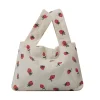 sac fourre tout esthétique japonais en velours côtelé pour dames, sacs de poignet à motif harvey, petits sacs à main à la mode, sacs à main mignons pour ati elles, haute qualité