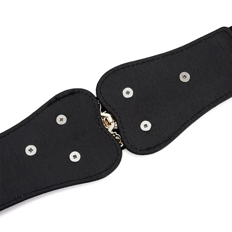 ceinture élastique pour femmes, version coréenne, feuille d'or, ceinture boutonnée, décoration de robe, manteau, ceinture élastique pour femmes ceinture élastique pour femmes, version coréenne, feuille d'or, ceinture boutonnée, décoration de robe, manteau, ceinture élastique pour femmes