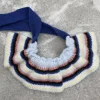 1pc ins bandeau de cheveux tricoté à rayures colorées à la mode avec nœud en ruban – nouvel accessoire de cheveux élégant